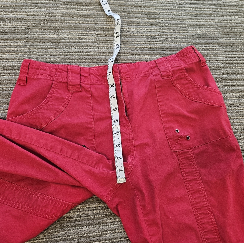 Style&Co Red Cargo Pants - Picture 7 of 11